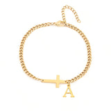 Signature Cross Gold Bracelet