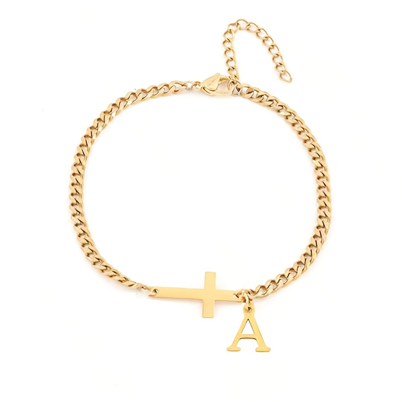 Signature Cross Gold Bracelet