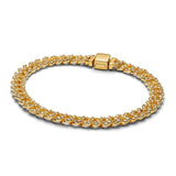 Polished Cuban Gold Bracelet