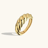 Crescent Gold Ring