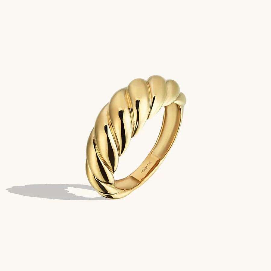 Crescent Gold Ring