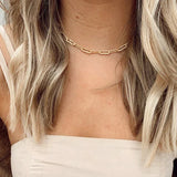 Refined Gold Chain Necklace