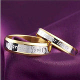 Eternal Love Couple Gold Ring