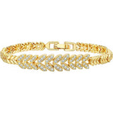 Evergreen Gold Tennis Bracelet