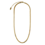 Sleek Link Curb Chain Gold Necklace