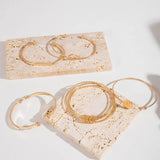 Interwoven Elegance Gold Bracelet Set