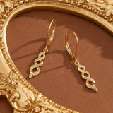 Gleam Twist Ava Gold Earrings