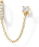 Linked Gold Earrings