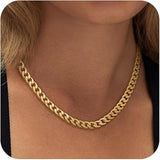 Bold Cuban Link Gold Necklace