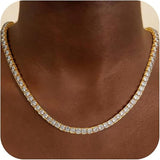 Luxe Tennis Gold Necklace