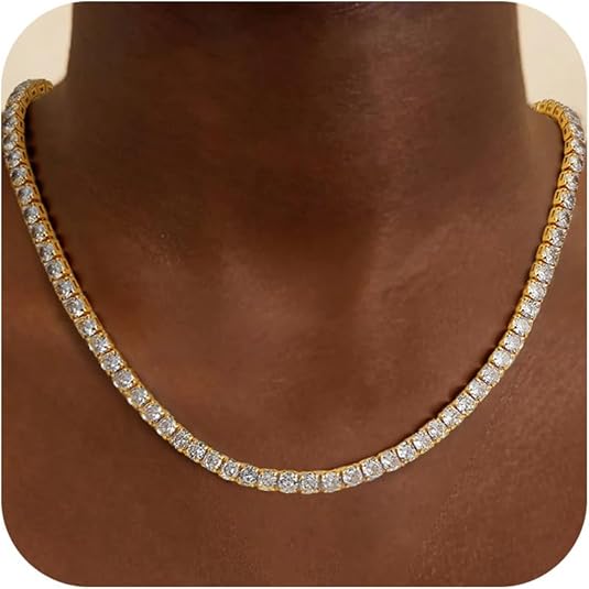 Luxe Tennis Gold Necklace
