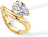 Wave Promise Gold Ring
