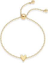 Luminous Heart Gold Bracelets