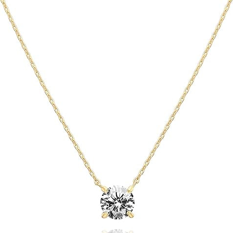 Aurelia Crystal Gold Necklace