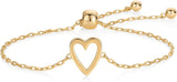 Luminous Heart Gold Bracelets