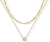 Aura Layered Gold Necklace