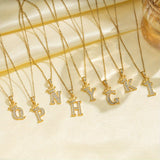 Regal Crown Initial Gold Necklace