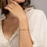 Eternal Knot Infinity Gold Bracelet