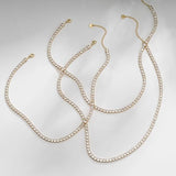 Luxe Tennis Gold Necklace