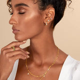 Teardrop Gold Studs
