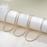 Luxe Tennis Gold Necklace