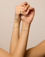 Luminous Heart Gold Bracelets