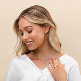 Aurelia Crystal Gold Necklace