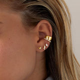 Teardrop Gold Studs