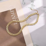 Bold Cuban Link Gold Necklace
