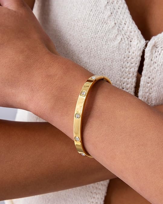 Radiant Dot Gold Bracelet