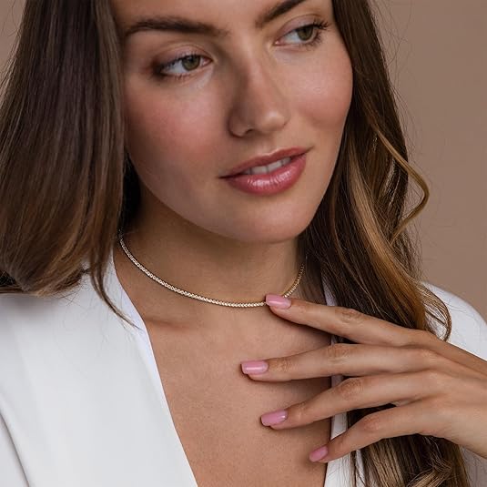 Luxe Tennis Gold Necklace