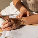 Isadora Vernetta Gold Bracelet Set