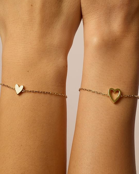 Luminous Heart Gold Bracelets