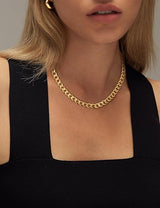 Bold Cuban Link Gold Necklace