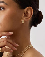 Timeless Ridge Gold Earrings