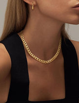 Bold Cuban Link Gold Necklace