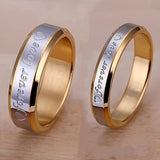 Eternal Love Couple Gold Ring