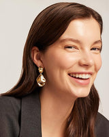 Flow Gold Wave Earrings