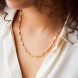 Refined Gold Chain Necklace