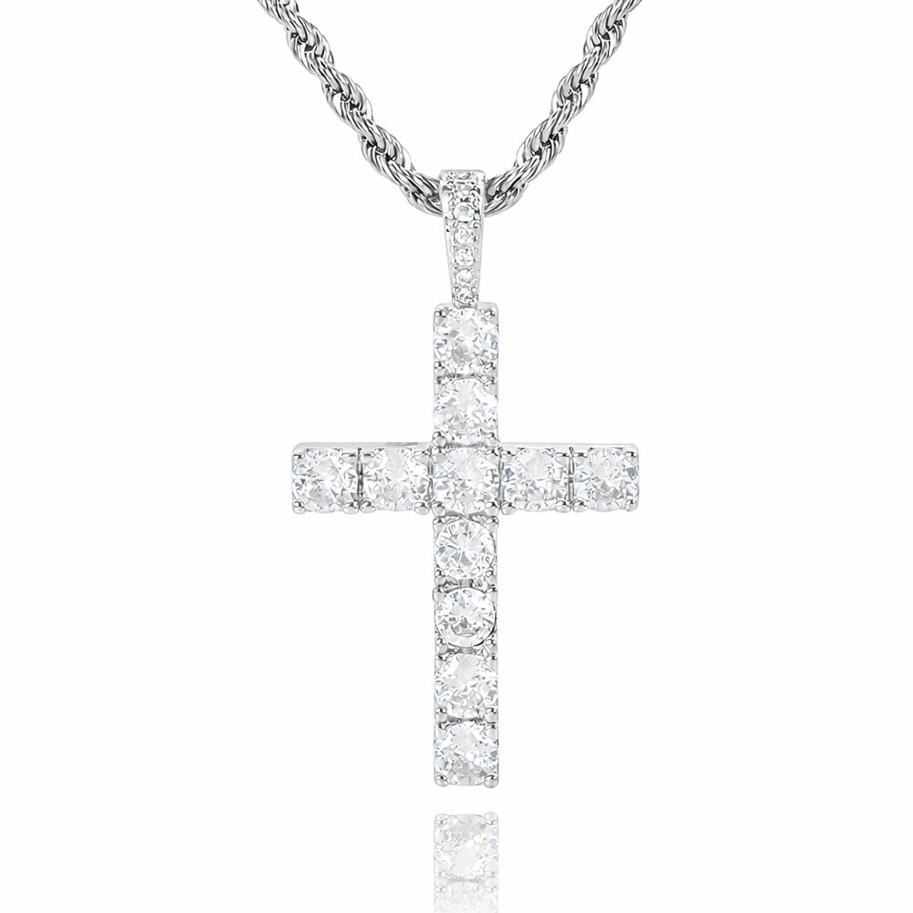 Faith Cross Gold Necklace