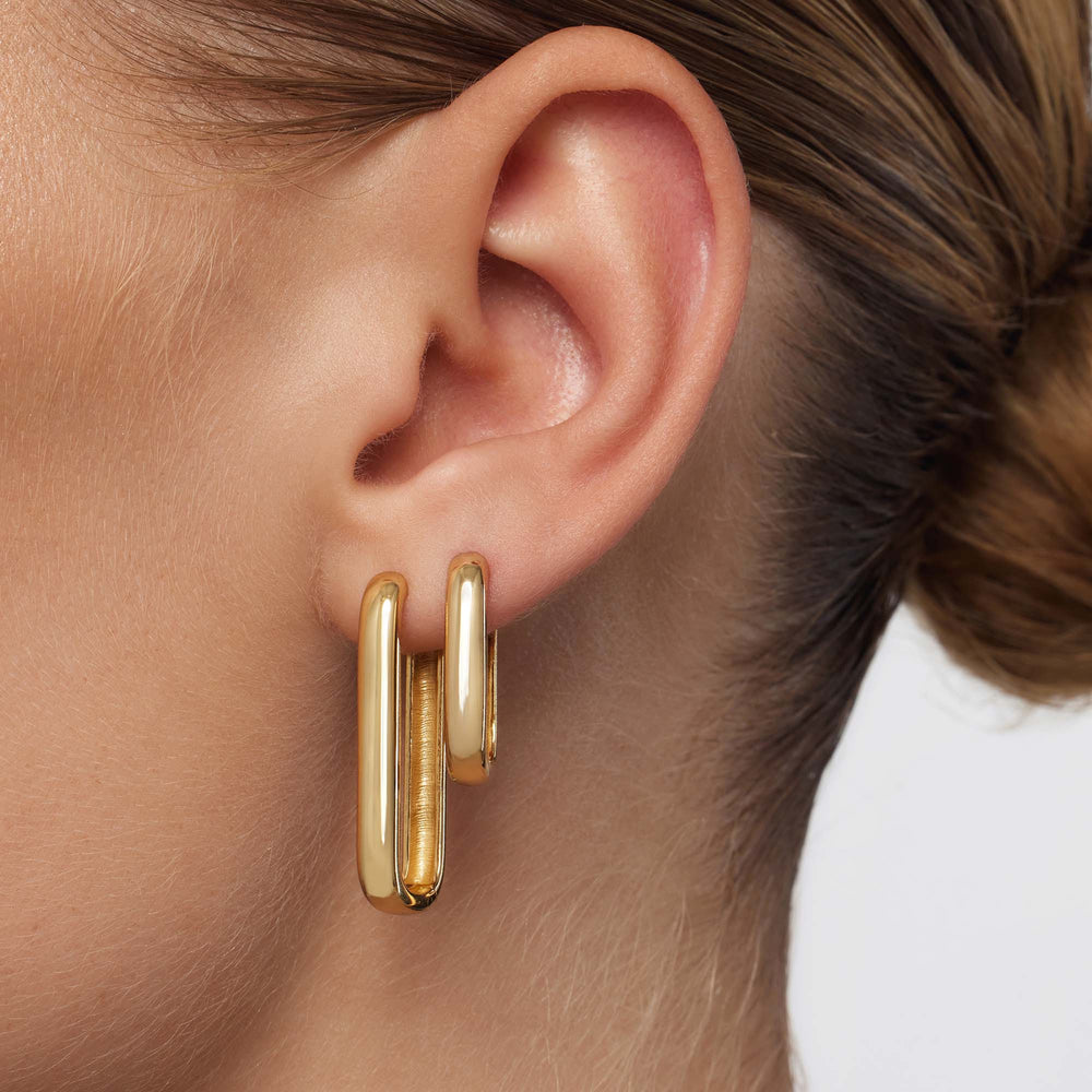 Signature Gold Hoop Earrings