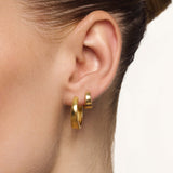 Giana Gold Hoop Earrings