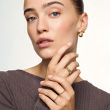 Giana Gold Hoop Earrings
