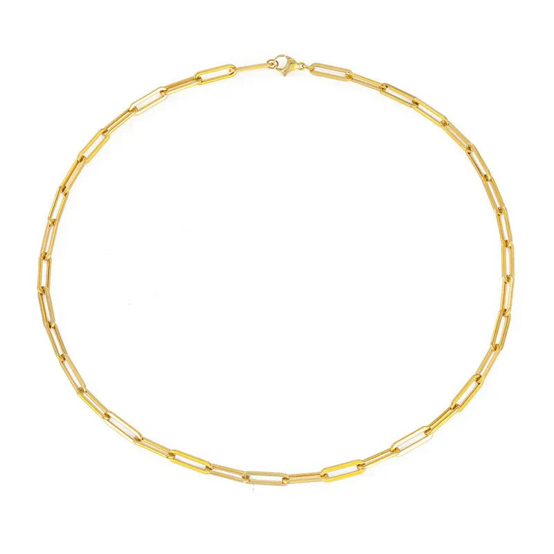 Refined Gold Chain Necklace