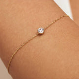 Clara Stone White Gold Bracelet