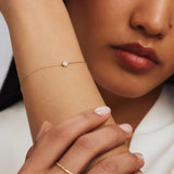 Clara Stone White Gold Bracelet