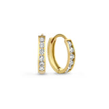 Daria Brillane Stone Gold Earring Set