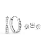 Daria Brillane Stone Gold Earring Set