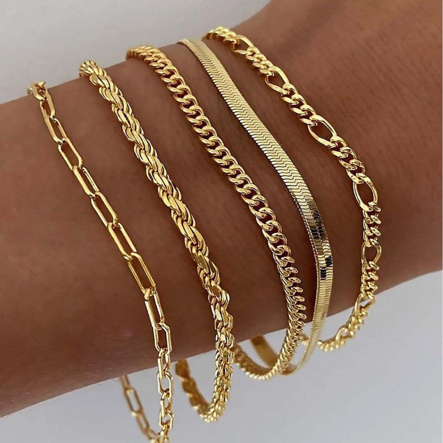 Ellara Renner Gold Bracelet Set