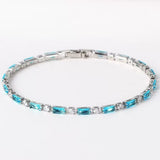 Genuine Turquoise Stone Gold Bracelet